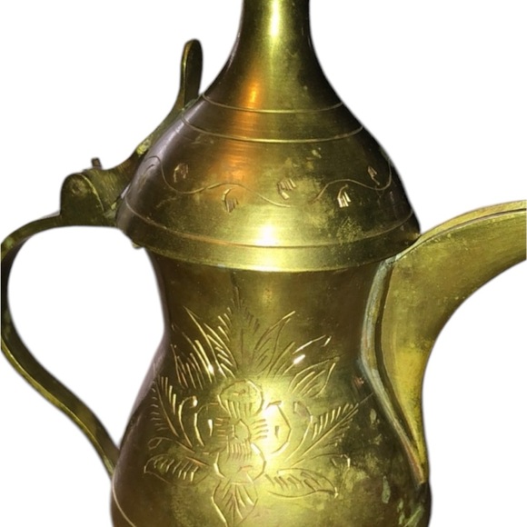 Antique Middle Eastern Coffee Tea pot + FREE GIFT - Picture 5 of 9